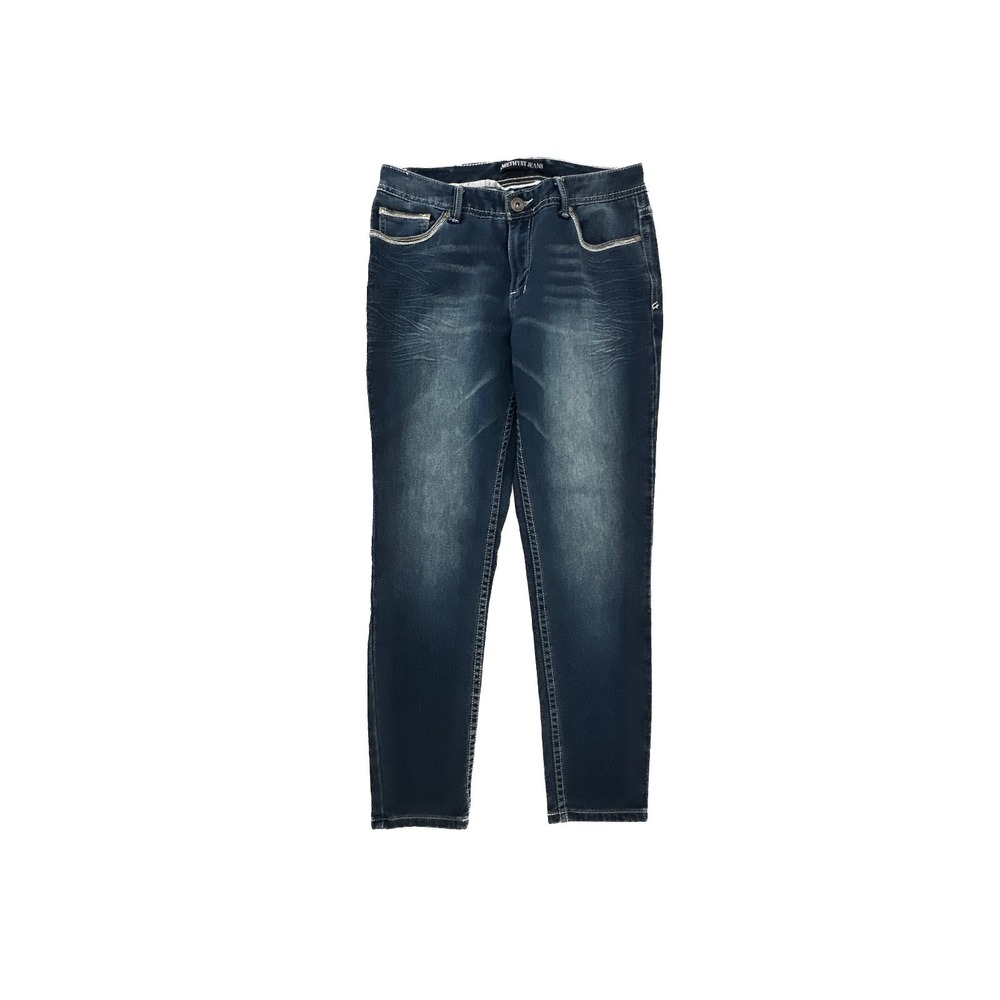 Amethyst Ermina Skinny Women's size 9 10 Dark Wash Blue Denim jeans